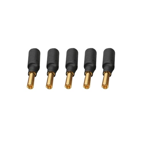 GUOFHUIO 5 STÜCKE DIY RC Flugzeugmodell Spielzeug Motor ESC Adapter 4 mm/6,5 mm/8 mm Bananenstecker auf 3,5 mm/6 mm/6,5 mm vergoldete Buchse(6.5mm F to 4mm M) von GUOFHUIO