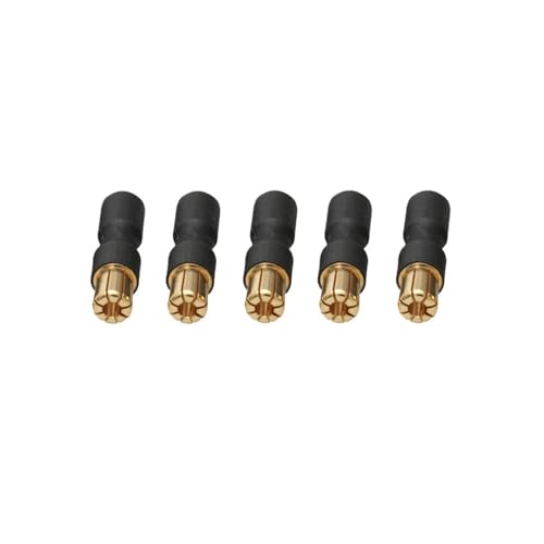 GUOFHUIO 5 STÜCKE DIY RC Flugzeugmodell Spielzeug Motor ESC Adapter 4 mm/6,5 mm/8 mm Bananenstecker auf 3,5 mm/6 mm/6,5 mm vergoldete Buchse(6.5mm M to 6mm F) von GUOFHUIO