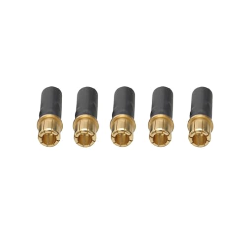 GUOFHUIO 5 STÜCKE DIY RC Flugzeugmodell Spielzeug Motor ESC Adapter 4 mm/6,5 mm/8 mm Bananenstecker auf 3,5 mm/6 mm/6,5 mm vergoldete Buchse(8mm M to 6.5mm F) von GUOFHUIO