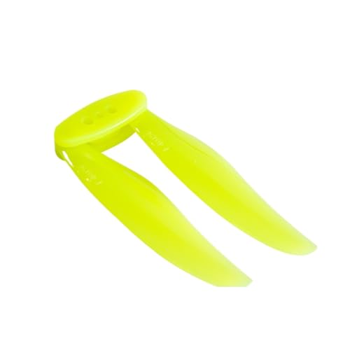 GUOFHUIO F4019 4-Zoll-Faltpropeller mit 2 Blättern for 3-Zoll-F-PV-W-Op-Drohnen(F4019 2Pairs Yellow) von GUOFHUIO