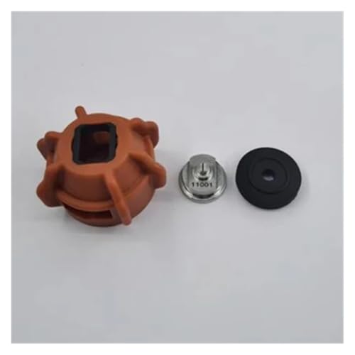 GUOFHUIO Sprühdüse 1,0 1,5 2,0 Edelstahl/Messing Fächerförmige Sprühsprinklerkopf for Pflanzenschutzdrohne T16 T20(Steel SX11001VS kit) von GUOFHUIO