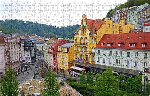 GUOHLOZ Puzzle 1000 Teile, Puzzle für Erwachsene, Impossible Puzzle, Puzzle farbenfrohes Legespiel, uzzle farbenfrohes Legespiel, Erwachsenenpuzzle, Tschechische Republik, Resort, Karlsbad, 75x50cm GUOHLOZ Puzzle 1000 Teile, Puzzle für Erwachsene, Impossible Puzzle, Puzzle farbenfrohes Legespiel, uzzle farbenfrohes Legespiel, Erwachsenenpuzzle, Tschechische Republik, Resort, Karlsbad, 75x50cm von GUOHLOZ