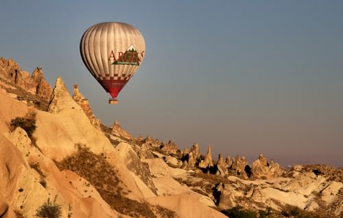 GUOHLOZ Puzzles 1500 Teile Puzzles für Erwachsene Lernspiel Herausforderung 1500 Teile Puzzles für Erwachsene Kinder, Berge, Heißluftballon, Türkei, Kappadokien, 87x57cm von GUOHLOZ