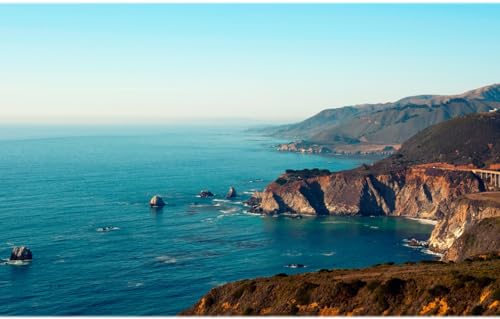 GUOHLOZ Puzzlespiele für Erwachsene, 1000 Puzzleteile, handgefertigte DIY-Anpassung, einzigartige, Kalifornien, Bixby Bridge, Nadelwälder, Pazifikküste, 75x50cm GUOHLOZ Puzzlespiele für Erwachsene, 1000 Puzzleteile, handgefertigte DIY-Anpassung, einzigartige, Kalifornien, Bixby Bridge, Nadelwälder, Pazifikküste, 75x50cm von GUOHLOZ