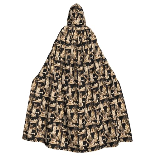 Deutscher Schäferhund, Halloween-Kostüm mit Kapuze, für Erwachsene und Kinder, für Cosplay-Partys und Festivals Deutscher Schäferhund, Halloween-Kostüm mit Kapuze, für Erwachsene und Kinder, für Cosplay-Partys und Festivals von GUOLGP