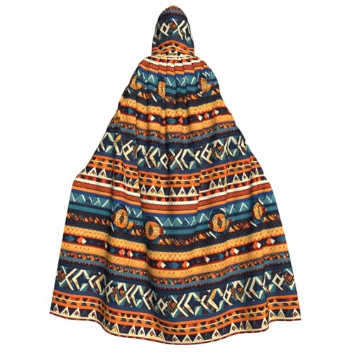 GUOLGP Afrikanische Nationalmuster, Druck für Damen und Herren, Kapuzenumhang für Halloween, Weihnachten, Karneval, Themenpartys GUOLGP Afrikanische Nationalmuster, Druck für Damen und Herren, Kapuzenumhang für Halloween, Weihnachten, Karneval, Themenpartys von GUOLGP