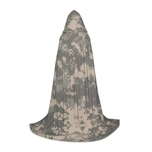 GUOLGP Armee-Umhang mit digitalem Camouflage-Druck, Halloween, Kapuzenumhang, für Herren, Damen, Teenager, Zauberer, Robe für Weihnachten, Kostüm, Karneval GUOLGP Armee-Umhang mit digitalem Camouflage-Druck, Halloween, Kapuzenumhang, für Herren, Damen, Teenager, Zauberer, Robe für Weihnachten, Kostüm, Karneval von GUOLGP