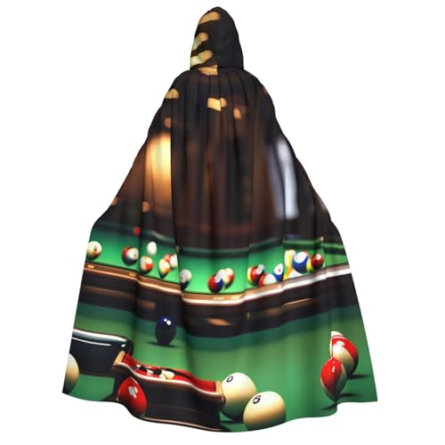 GUOLGP Billard-Druck, für Damen und Herren, Kapuzenumhang für Halloween, Weihnachten, Karneval, Mottopartys GUOLGP Billard-Druck, für Damen und Herren, Kapuzenumhang für Halloween, Weihnachten, Karneval, Mottopartys von GUOLGP