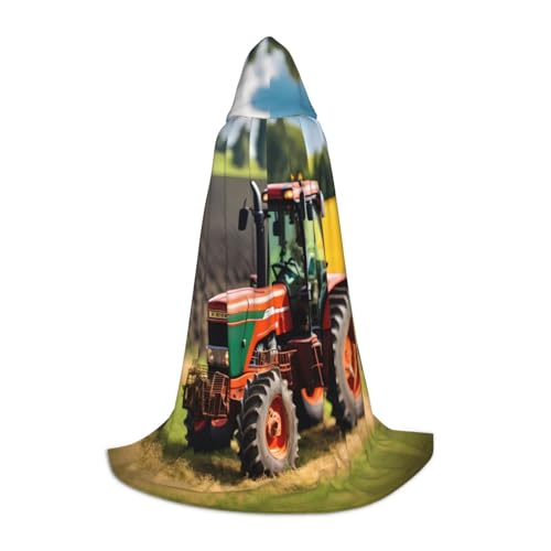 GUOLGP Company Farm-Traktoren-Druck, Halloween, Kapuzenumhang, Herren, Damen, Teenager, Zauberer, Robe für Weihnachten, Kostüm, Karneval GUOLGP Company Farm-Traktoren-Druck, Halloween, Kapuzenumhang, Herren, Damen, Teenager, Zauberer, Robe für Weihnachten, Kostüm, Karneval von GUOLGP