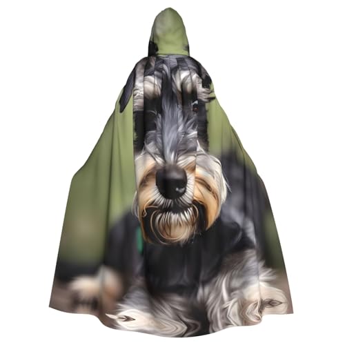 GUOLGP Entzückendes Halloween-Kostüm mit Schnauzer-Druck, für Erwachsene und Kinder, für Cosplay-Partys und Festivals GUOLGP Entzückendes Halloween-Kostüm mit Schnauzer-Druck, für Erwachsene und Kinder, für Cosplay-Partys und Festivals von GUOLGP