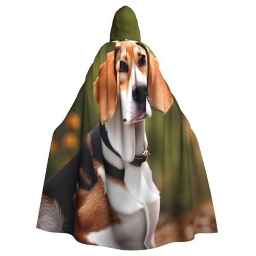 GUOLGP Halloween-Kapuzenumhang mit Beagle-Motiv, für Erwachsene, Kinder, für Cosplay-Partys und Festivals GUOLGP Halloween-Kapuzenumhang mit Beagle-Motiv, für Erwachsene, Kinder, für Cosplay-Partys und Festivals von GUOLGP
