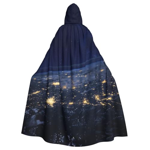 GUOLGP Halloween Kapuzenumhang mit Blick auf die Erde, für Erwachsene und Kinder, für Cosplay-Partys und Festivals GUOLGP Halloween Kapuzenumhang mit Blick auf die Erde, für Erwachsene und Kinder, für Cosplay-Partys und Festivals von GUOLGP