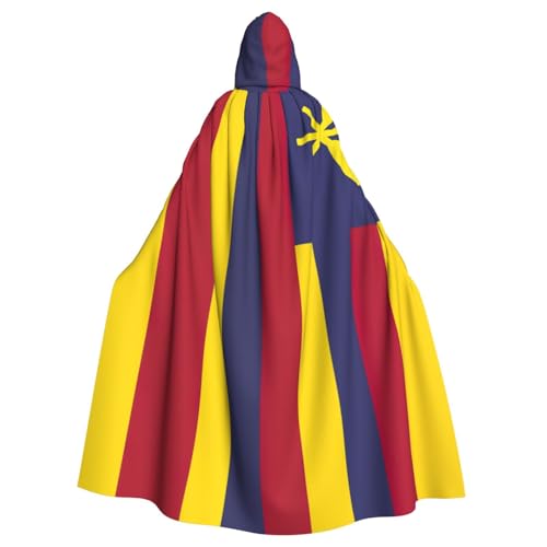 GUOLGP Halloween-Kostüm mit Kapuze, Motiv: Flagge des Königreichs von Hawaii, für Erwachsene und Kinder, für Cosplay-Partys und Festivals GUOLGP Halloween-Kostüm mit Kapuze, Motiv: Flagge des Königreichs von Hawaii, für Erwachsene und Kinder, für Cosplay-Partys und Festivals von GUOLGP
