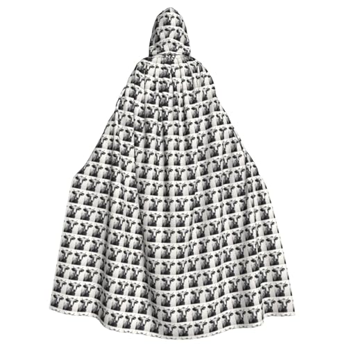 GUOLGP Halloween-Kostüm mit Kuh in schwarz-weißem Druck, für Erwachsene und Kinder, für Cosplay-Partys und Festivals GUOLGP Halloween-Kostüm mit Kuh in schwarz-weißem Druck, für Erwachsene und Kinder, für Cosplay-Partys und Festivals von GUOLGP
