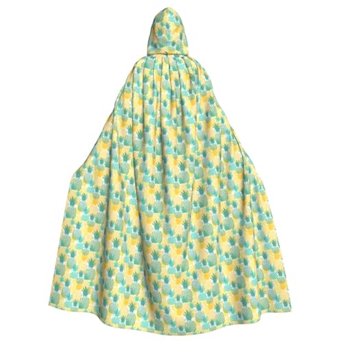 GUOLGP Halloween-Kostüm mit tropischem Ananas-Druck, für Erwachsene und Kinder, für Cosplay-Partys und Festivals von GUOLGP