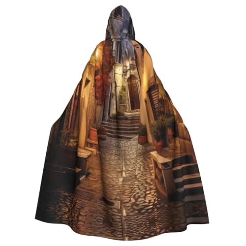 GUOLGP Italienisches Halloween-Kostüm mit Kapuze für Erwachsene und Kinder, für Cosplay-Partys und Festivals von GUOLGP
