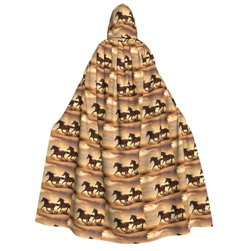GUOLGP Kapuzenumhang mit Pferdestreifenmuster, für Damen und Herren, für Halloween, Weihnachten, Karneval, Mottopartys GUOLGP Kapuzenumhang mit Pferdestreifenmuster, für Damen und Herren, für Halloween, Weihnachten, Karneval, Mottopartys von GUOLGP