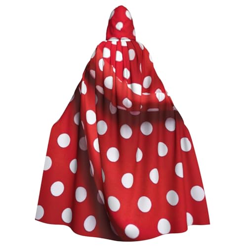 GUOLGP Rot-weißes Halloween-Kostüm mit Kapuze für Erwachsene und Kinder, für Cosplay-Partys und Festivals GUOLGP Rot-weißes Halloween-Kostüm mit Kapuze für Erwachsene und Kinder, für Cosplay-Partys und Festivals von GUOLGP