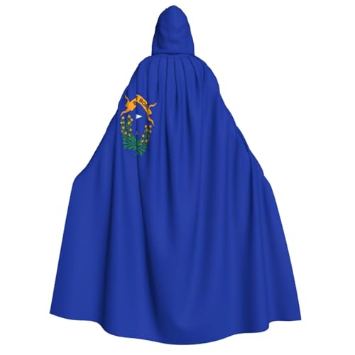 GUOLGP Umhang mit Kapuze für Damen und Herren, Motiv: Nevada-Flagge, für Halloween, Weihnachten, Karneval, Mottopartys GUOLGP Umhang mit Kapuze für Damen und Herren, Motiv: Nevada-Flagge, für Halloween, Weihnachten, Karneval, Mottopartys von GUOLGP