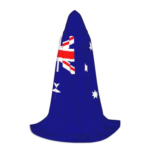 GUOLGP Umhang mit australischer Flagge, Halloween, Kapuzenumhang, Herren, Damen, Teenager, Zauberer, Robe für Weihnachten, Kostüm, Karneval GUOLGP Umhang mit australischer Flagge, Halloween, Kapuzenumhang, Herren, Damen, Teenager, Zauberer, Robe für Weihnachten, Kostüm, Karneval von GUOLGP