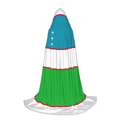 GUOLGP Umhang mit der Flagge der Republik Usbekistan, Halloween, Kapuzenumhang, Herren, Damen, Teenager, Zauberer, Robe für Weihnachten, Kostüm, Karneval GUOLGP Umhang mit der Flagge der Republik Usbekistan, Halloween, Kapuzenumhang, Herren, Damen, Teenager, Zauberer, Robe für Weihnachten, Kostüm, Karneval von GUOLGP