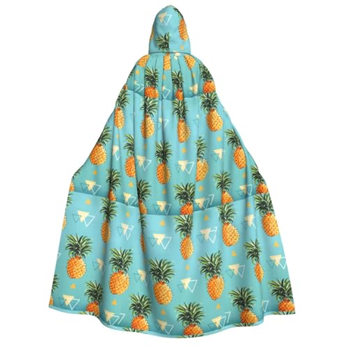 GUOLGP Umhang mit tropischer Frucht, Ananas, für Damen und Herren, Erwachsene, mit Kapuze, für Halloween, Weihnachten, Karneval, Mottopartys GUOLGP Umhang mit tropischer Frucht, Ananas, für Damen und Herren, Erwachsene, mit Kapuze, für Halloween, Weihnachten, Karneval, Mottopartys von GUOLGP