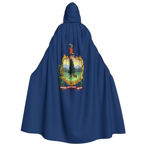 GUOLGP Vermont Umhang mit Kapuze für Damen und Herren, mit Kapuze, für Halloween, Weihnachten, Karneval, Mottopartys von GUOLGP