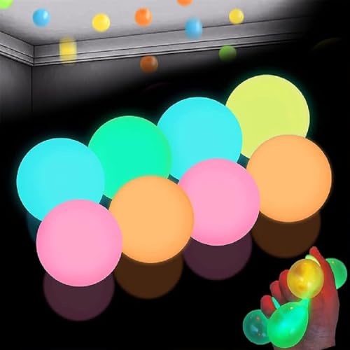8PCS Glorbs - Glorbs Balls, Lumi Balls, Lumiballs, Glorbs V3 Balls, Glorbs Glow Balls, Leuchtende Klebrige Bälle, Klebrige Deckenbälle, Glorbs Balls Antistressball für Erwachsene und Kinder 8PCS Glorbs - Glorbs Balls, Lumi Balls, Lumiballs, Glorbs V3 Balls, Glorbs Glow Balls, Leuchtende Klebrige Bälle, Klebrige Deckenbälle, Glorbs Balls Antistressball für Erwachsene und Kinder von GUSHE