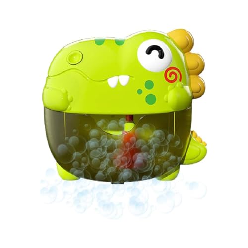 Dinosaur-Themed Automatic Bubble Bath Toy, Badewannenspielzeug, Leuchtende Dinosaurier Badespielzeug, Dinosaurier Schaummaschine Badewanne mit Musik, Badewanne Spielzeug Wasserspielzeug Kinder von GUSHE