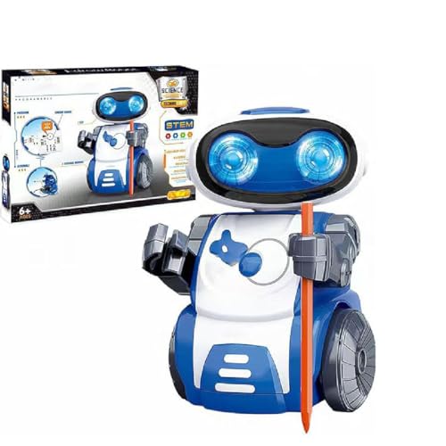 GUSHE I Draw Robot, DIY Disassembly and Assembly Programming Robot, Programmierbarer Roboter für Kinder, Abnehmbare Roboter Spielzeug mit Led-Licht und Sound, Intelligente Roboter für Junge Mädchen GUSHE I Draw Robot, DIY Disassembly and Assembly Programming Robot, Programmierbarer Roboter für Kinder, Abnehmbare Roboter Spielzeug mit Led-Licht und Sound, Intelligente Roboter für Junge Mädchen von GUSHE