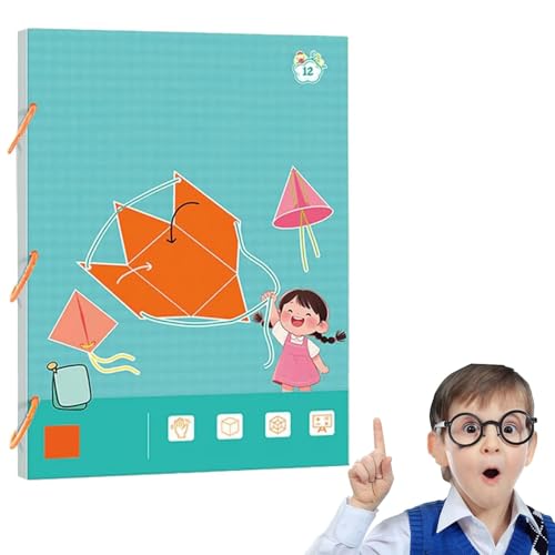 Pull String 3D Geometry Learning Book, Pull String 3D Geometrie-Lernbuch, Geometriekörper für Einsteiger mit 9/12/15 Solids Geometrische Modelle, Learning Mathe Geometrische Körper Flächen (12-Model) Pull String 3D Geometry Learning Book, Pull String 3D Geometrie-Lernbuch, Geometriekörper für Einsteiger mit 9/12/15 Solids Geometrische Modelle, Learning Mathe Geometrische Körper Flächen (12-Model) von GUSHE