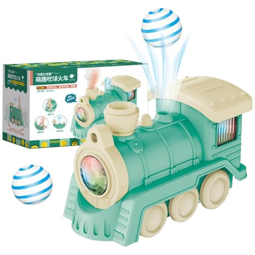 Train Toy | Blowing Ball Train for Children,Eisenbahnspielzeug,Blasball Zug,Elektrisches Schwimmendes Spielzeugzug mit Licht und Soundeffekt,Sinnesförderndes Spielzeug für Kleinkinder Jungen Mädchen von GUSHE