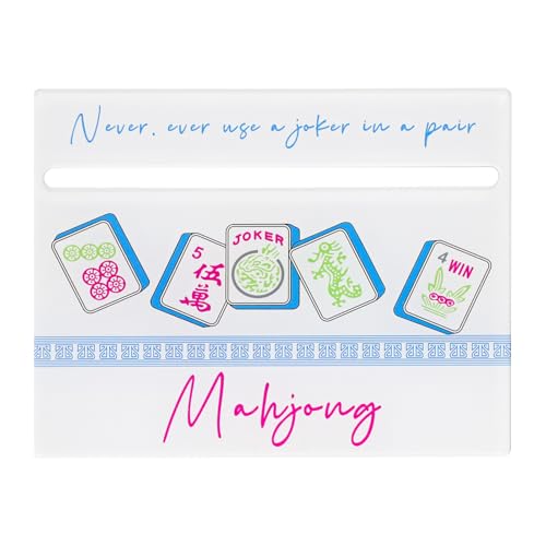GUSTARIA 1 x Kartenleser für Mahjong – Acryl-Linienfinder und Regel-Helfer für American Mahjong, weißes Mahjong-Zubehör GUSTARIA 1 x Kartenleser für Mahjong – Acryl-Linienfinder und Regel-Helfer für American Mahjong, weißes Mahjong-Zubehör von GUSTARIA