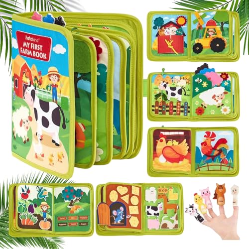 GUTERTOP Montessori Buch ab 1 Jahr mit Bauernhof Thema, Busy Board ab 1 Jahr, Quiet Book ab 1 Jahr für Frühe Bildung,Feinmotorik,Sensorik, Kreativität GUTERTOP Montessori Buch ab 1 Jahr mit Bauernhof Thema, Busy Board ab 1 Jahr, Quiet Book ab 1 Jahr für Frühe Bildung,Feinmotorik,Sensorik, Kreativität von GUTERTOP