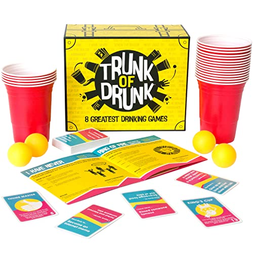 Trunk of Drunk - 8 Greatest Drinking Games (Bier Pong, Ring of Fire, Never Have I Ever and More) von GUTTER GAMES