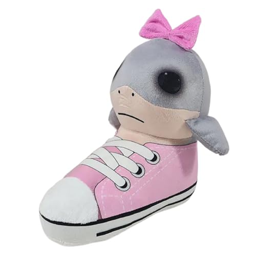 GUUIESMU Italian Brainrot Toys,Tralalero Tralala Plush Shark,Cute and Soft for Fans Boys Girls Children Adults Halloween Christmas Birthday Home Decor (pink) von GUUIESMU