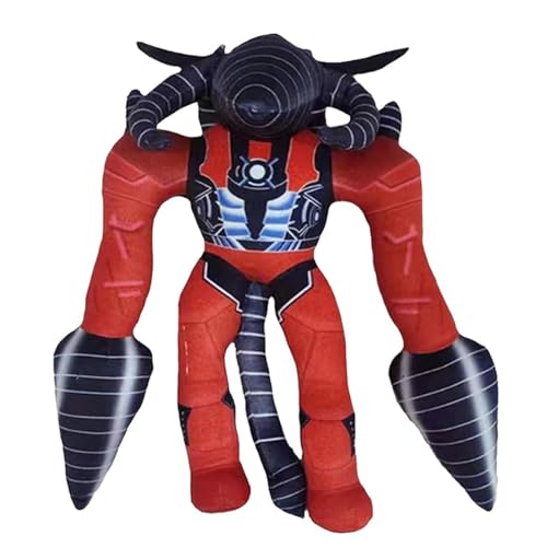 GUUIESMU Skibid Toilet Plush Upgrade Titan Drillman Plush,Upgraded Titan Tv Man Plush,Tv Man Toy,Titan Speaker Man Plush,Stuffed Adventure Anime Game Figure Halloween for Fans (A) von GUUIESMU