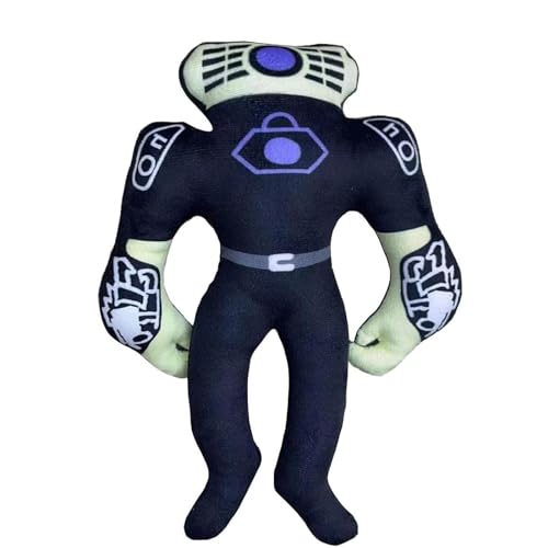 GUUIESMU Upgrade Titan Drillman Plüsch, TV-Mann Spielzeug, Lautsprecher-Mann Plüsch, Gefüllte Abenteuer-Anime-Spielfigur für Halloween-Fans (C) von GUUIESMU