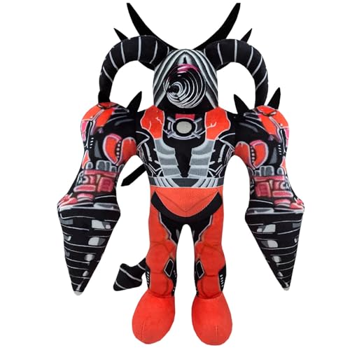 GUUIESMU Skibid Toilet Plush Upgrade Titan Drillman Plush,Upgraded Titan Tv Man Plush,Tv Man Toy,Titan Speaker Man Plush,Stuffed Adventure Anime Game Figure Halloween for Fans (F) von GUUIESMU