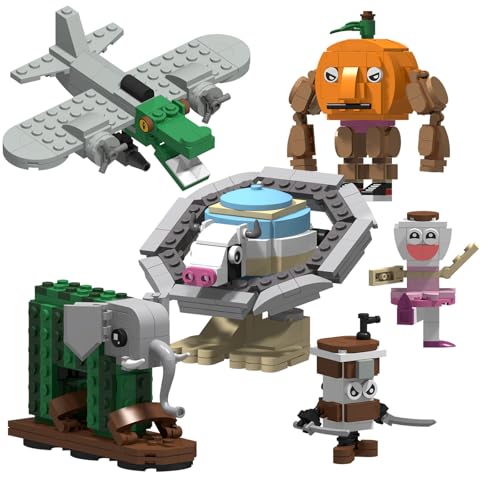 GUUIESMU Tung Tung Tung Sahur Figure,Italian Brainrot Figures,Tralalero Tralala Building Blocks,Building Toy Set,Collectible Figure,for Collection and Decoration (845) von GUUIESMU
