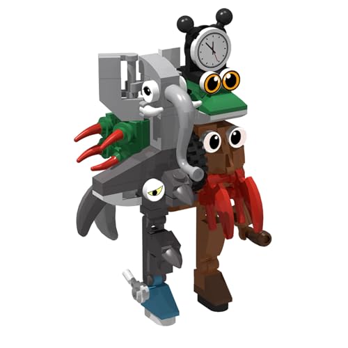 GUUIESMU Tung Tung Tung Sahur Figure,Italian Brainrot Figures,Tralalero Tralala Building Blocks,Building Toy Set,Collectible Figure,for Collection and Decoration (862) von GUUIESMU
