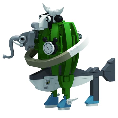 GUUIESMU Tung Tung Tung Sahur Figure,Italian Brainrot Figures,Tralalero Tralala Building Blocks,Building Toy Set,Collectible Figure,for Collection and Decoration (863) von GUUIESMU