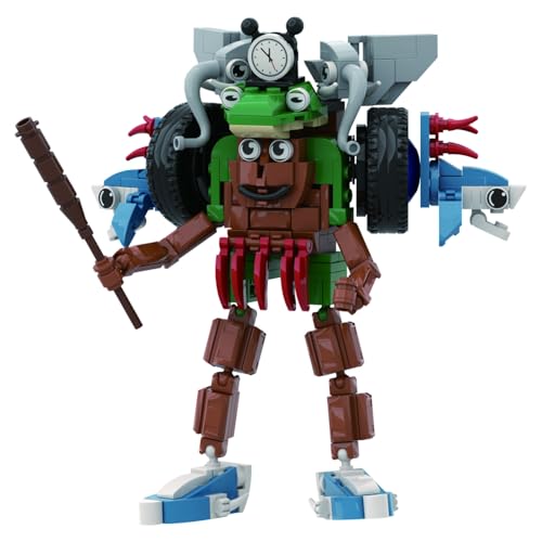 GUUIESMU Tung Tung Tung Sahur Figure,Italian Brainrot Figures,Tralalero Tralala Building Blocks,Building Toy Set,Collectible Figure,for Collection and Decoration (865) von GUUIESMU