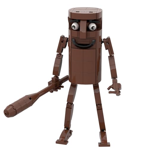 GUUIESMU Tung Tung Tung Sahur Figure,Italian Brainrot Figures,Tralalero Tralala Building Blocks,Building Toy Set,Collectible Figure,for Collection and Decoration (M037) von GUUIESMU