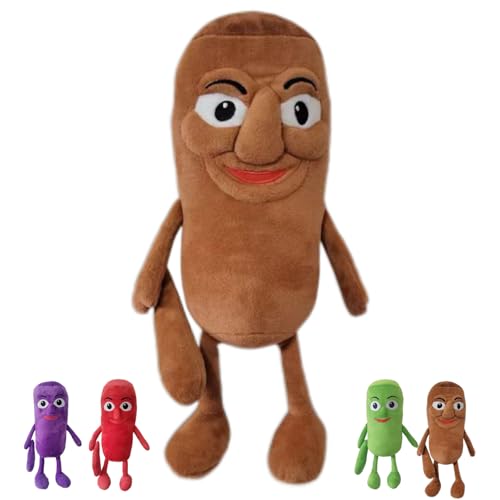 GUUIESMU Tung Tung Tung Sahur Plush,Italian Brainrot Plush,Soft Stuffed Animal Pillow Figure Doll Birthday Gifts for Adult Kids (A1) von GUUIESMU