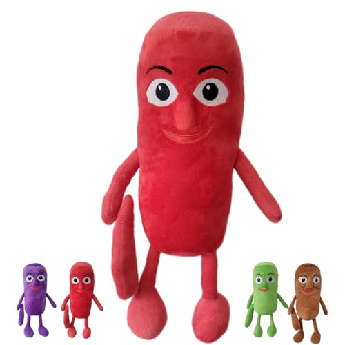 GUUIESMU Tung Tung Tung Sahur Plush,Italian Brainrot Plush,Soft Stuffed Animal Pillow Figure Doll Birthday Gifts for Adult Kids (A4) von GUUIESMU