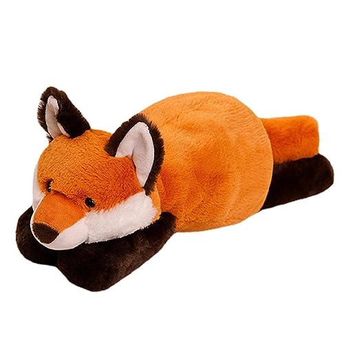 GUUIESMU Weighted Anxiety Stuffed Animal Cuddly Toy for Stress Relief,Weighted Stuffed Animal for Anxiety,Anxiety Kuscheltier Gewicht FüR Erwachsene,Suitable for People with Stress (Fox,75cm) von GUUIESMU