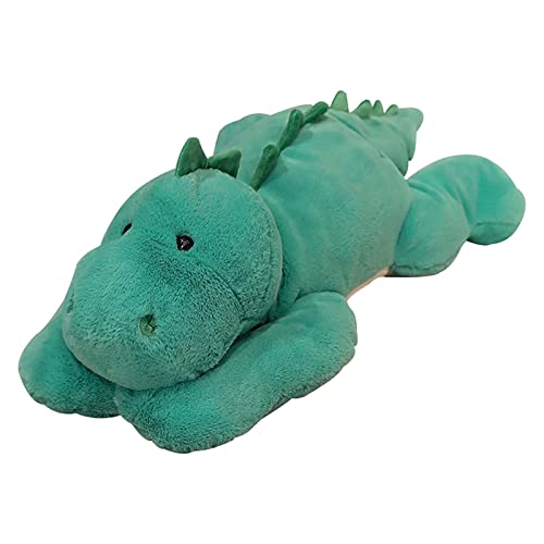 GUUIESMU Weighted Anxiety Stuffed Animal Cuddly Toy for Stress Relief,Weighted Stuffed Animal for Anxiety,Anxiety Kuscheltier Gewicht FüR Erwachsene,for Stress Relief (Green Dinosaur,35cm) von GUUIESMU