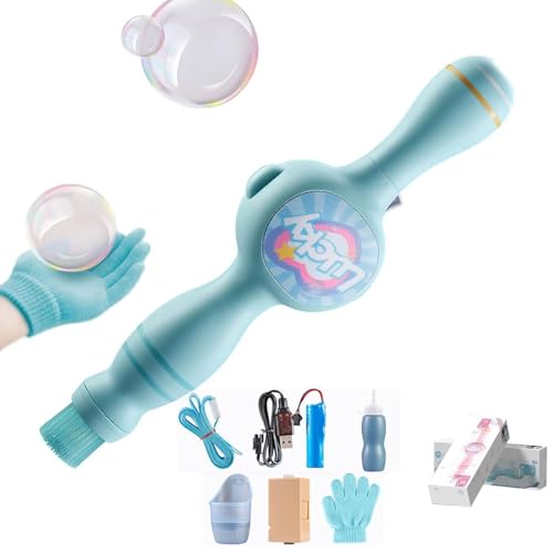 Bunte Rauchblasenmaschine, elastische Blasen Nebelstab, Magic Interactive Nebel Bubbles -Maschinen für Party, Bubbles Nebelmaschine Outdoor, für Party, Hochzeit, Festival, Geburtstag (A1) von GUUZETU