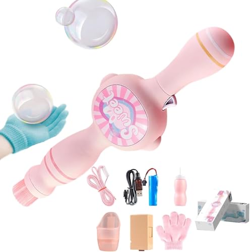 Bunte Rauchblasenmaschine, elastische Blasen Nebelstab, Magic Interactive Nebel Bubbles -Maschinen für Party, Bubbles Nebelmaschine Outdoor, für Party, Hochzeit, Festival, Geburtstag (A2) von GUUZETU
